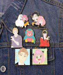 SPY X FAMILY Enamel Pin Anime Brooch Badge Cartoon Metal Women039s Kids Accessories Lapel Pin Backpack Hat Fan Gift Jewelry2264489