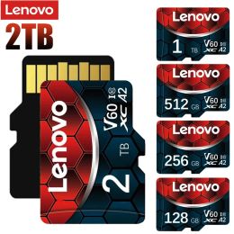 Cards Lenovo New 2TB SD/TF Flash Memory Card 1TB Class10 Micro TF SD Card 512GB SD Memory Card 256GB 128GB For phones Drones Cameras