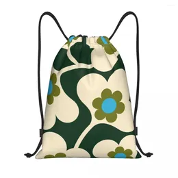 Shopping Bags Custom Print Japonica Spruce Orla Kiely Drawstring Women Men Lightweight Sports Gym Storage Backpack