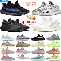 Classic V2 Running Shoes Designer Men Women Non-slip Outdoor Tennis Reflective Black White Breathable Trainers Flat Walking Lace-up Plate-forme Sports Sneakers 36-47