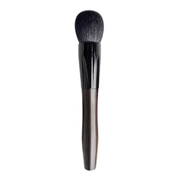 Makeup Brushes EB03 Professional Soft Saikoho Goat Hair Rounded Pressed Powder Brush Ebony Wood Handle Make Up