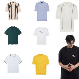 Designer t-shirts men's fashion t-shirts and polo shirts casual cottons versatile high quality loe key simple solid color Summer letters print neck round loose shirts
