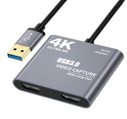 50 Off 4K 1080P compatible To USB 30 Video Audio Loop Out HD 1080p60 Capture Card Adapter Hubs4207967