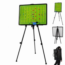 Football Basketball Tactical Board Bracket Magnetic with Bag Erasable Pen Professional Ball Game Training Presentation Board 240411