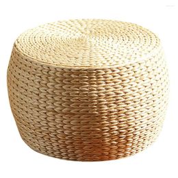 Pillow Outdoor Traditional Cord Pouffe Hand Woven Sitting Pillows The Floor Seat Tatami Simple Grass