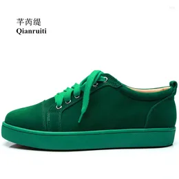 Casual Shoes Leisure Men Simple Design Suede Sneaker Vulcanized Lace-up Flat Low Top Outdoor For Plus Size39-47