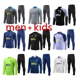 23 24 25 spurs adult tracksuit kids set del Chandal Survetement SON JANSSEN LO CELSO NDOMBELE man Football jackets child Training suit