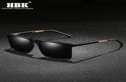 HBK Luxury Rectangle Mens Polarised Sunglasses 2020 New Trending Sun Glasses Quality TAC UV Protective Lens Anti Glare Shades6316693