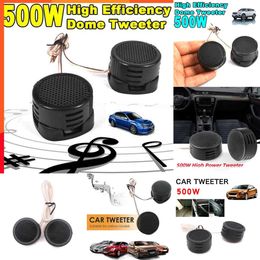 2024 Universal High Efficiency Mini Dome Tweeter Coil Loudspeaker 2X500w Loud Speaker Super Power Audio Sound For Car Accessory
