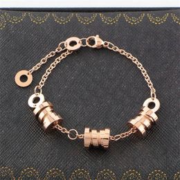 Classic High grade bracelet bangle lover bracelet women Factory wholesale spring shape bracelet 18K gold plated Jewellery