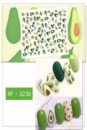 Nail Stickers Set 3D SelfAdhesive Stickers Avocado Cactus Daisy Fruits Leaves Decals for Women Girls Kids DIY Nail Salon Manicure6354650
