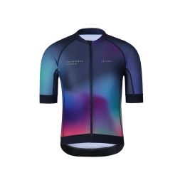 Dresses SPEXCEL 2022 Aero Race Fit Colourburn vision 2.0 Short Sleeve Cycling Jersey Lightweight fabric for Man And Women Purple