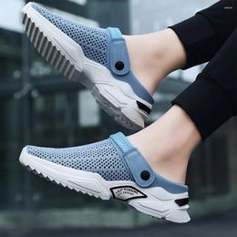 Casual Shoes Absorption 1 Pair Trendy Breathable Mesh Sneakers Wear-resistant Men Lightweight Daily Wear