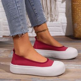 Casual Shoes Platform Flats Women Shallow Sandals 2024 Summer Retro Boat Mixed Colours Designer Loafers Zapatos Mujer