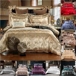 Designer Bedding Jacquard Duvet Cover Luxury Bedding King Set 3PCS Home Bed Comforters Sets Single Twin Queen King Bed Sheets Quil6123495