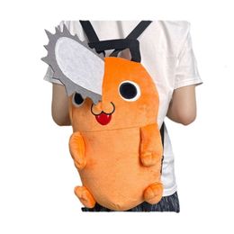 38CM Chainsaw Man Pochita Collect Anime Toy Doll for Kids Plush Bag Big Style