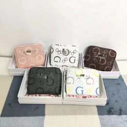 Handbag Designer 50% Off Hot women wallet Brand Women's Purse New Simple Short Letter Womens Multicolor Sier Bag mans wallets