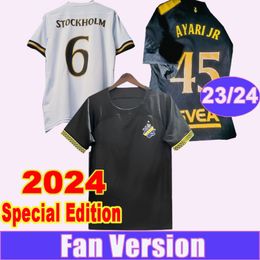 23 24 AIK Royal Edition Mens Soccer Jerseys Home Away LARSSON KARLSSON HUSSEIN AYARI 132Th Commemorative Edition Football Shirts Short Sleeve Uniforms