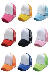 DIY Sublimation Hat Blank Baseball Cap Blanks Snapback Caps For Heat Transfer Press Machine Hats see ship MMA1028202665