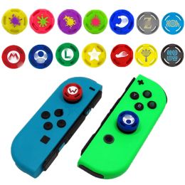 Grips 2pcs Silicone Analog Thumb Stick Grips Caps for Nintend Switch NS Oled Lite Controller Sticks Cap Skin for Joy Con Game Cover