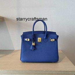 Women Luxury Handbag L New style leather bag with head layer leather handbag large capacity fashionable womens bag lock lock pure leather shoulder bag