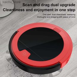 Robot Vacuum Cleaners 2024 USB Quiet Remote Control Sweeping Robot Vacuum Cleaner Mopping 4 In 1 Wireless Smart 2800Pa Dragging Cleaning Sweep Floor Y240418