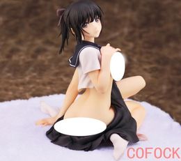 Anime Action Figure Fault T2 Art Girls Saeki Yukina Sitting Ver 16 Scale PVC Model Collectible Sexy Girl 14cm toy Doll T200712851943