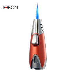 Jobon Cigar Lighter Mini Ignition Gun Without Gas Lighters Smoking Gadgets Butane Torch Lighter Kitchen Lighter Very Cool Gift for Men