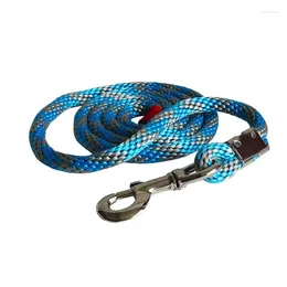 Dog Collars Horse Lead Rope Braided Pet Leashes Alloy Hook Heavy-Duty Traction For Livestock Donkeys Large Dogs Ponies