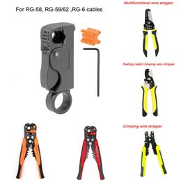 2024 Crimper Cable Cutter Automatic Wire Stripper Multifunctional Stripping Tools Crimping Pliers Terminal 10-24 AWG (0.2~6.0Mm)