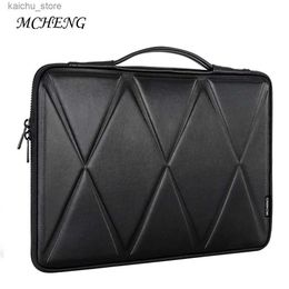 Other Computer Accessories MCHENG Laptop Handbag Sleeve 15.6 inch Lightweight Business Briefcase Water Resistant Office College Messenger Bag with Handle Y240418