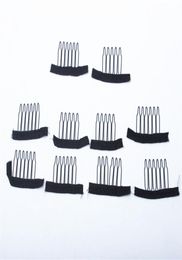 50 pcs Hair Accessories Tools Wig combs lace Wigs clips Attach Caps Wigs Combs Insert Wig Clips Hair Extension Clip7026968