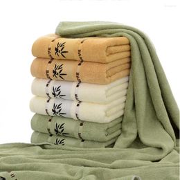 Towel 70x140cm Bamboo Fibre Face Absorbent Pure Hand Wash Bath Microfiber Bathroom Home El Adult