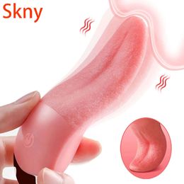 10 Modes Tongue Licking Vibrator For Women G Spot Clitoral Stimulator Dildo Nipple Female Masturbator Vibrators sexy Toys Aldult