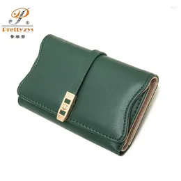 Wallets Women Medium Wallet Brand Card Holder PU Leather High Capacity Purse Carteras Para Mujer