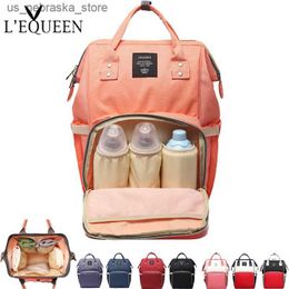 Diaper Bags Lequeen Mummy Pregnant Womens diaper bag baby care travel Q240418