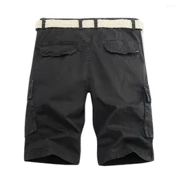 Men's Shorts Mens Casual Pockets Cotton Cargo Work Pant Plus Size Half Pants Summer Outdoor Multi Pocket Sports Solid Capris