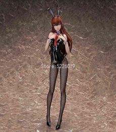 41cm ing BSTYLE Steins Gate Anime Figure Kurisu Makise Action Figure Kurisu Makise Bunny Girls Adult Figurine Doll Model T2209138054