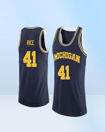 Basketball Michigan Wolverines College 10 Tim Hardaway Jr Jersey 3 Trey Burke 5 Jalen Rose 1 Charles Matthews 2 Poole University T7245686