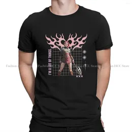 Men's T Shirts Pink Wing Round Collar TShirt Nimona Monster Girl Basic Polyester Shirt Man's Tops Design
