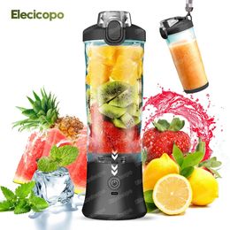 Elecicopo 240W Portable smoothie blender usb rechargeable mini mixer juicer cups electric fruit Shakes Smoothies BPA Free 240415