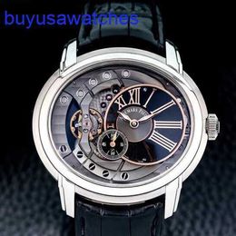 AP Pilot Wrist Watch Mens Millennium Series Manual/Automatic Mechanical Watch 47mm 15350ST.OO.D002CR.01