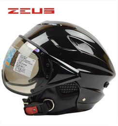ZEUS 125B Motorcycle helmet ABS half face motorbike helmet summer electric bicycle helmet UV personalized fashion helmets8012617