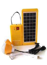 Portable Home Outdoor Small DC Solar Panels Charging Generator Power Generation System 45Ah 6V Leadacid Batteries Energy LED3245901