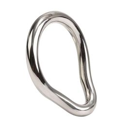 Stainless Steel Penis Lock Cock Ring Set Man Metal Small Large Delay Ejaculation Ball Stretcher Erection Male sexy Toy