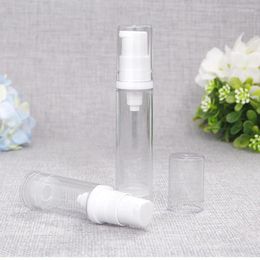 Storage Bottles HEALLOR 4PCS/Set 5/10/15ml Travel Sub-Bottling Set Vacuum Spray Bottle Lotion Refillable Essence Sample Packaging