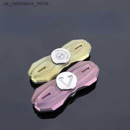 Novelty Games Fidget Spinner Ceramic Bearings Metal Adult Creative Stress Relief Toys Leisure Entertainment Personalised Trends Game Gifts Q240418