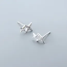 Stud Earrings Fashion Crystal Star Cross Earring For Women Girls Party Wedding Punk Y2K Jewelry Gifts Eh1664