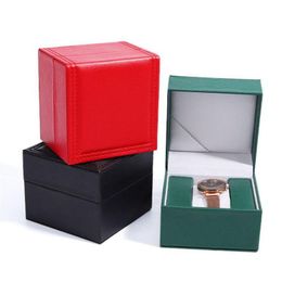 Watch Boxes & Cases Pu Leather Box Jewellery Display Gift Wristwatch Storage Case With Removable Pillow Drop Delivery Watches Dhgarden Dhp0A