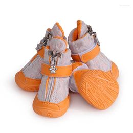 Dog Apparel Breathable Mesh Small Shoes Spring Summer Pet Anti-slip Sports Boots For Teddy Chihuahua